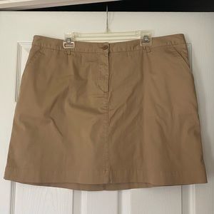 Tan Skort (Skirts with Shorts Underneath) by Effie